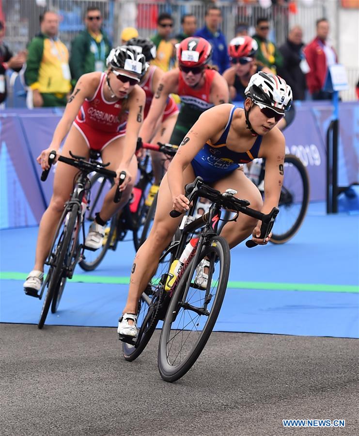 (SP)CHINA-WUHAN-7TH MILITARY WORLD GAMES-TRIATHLON