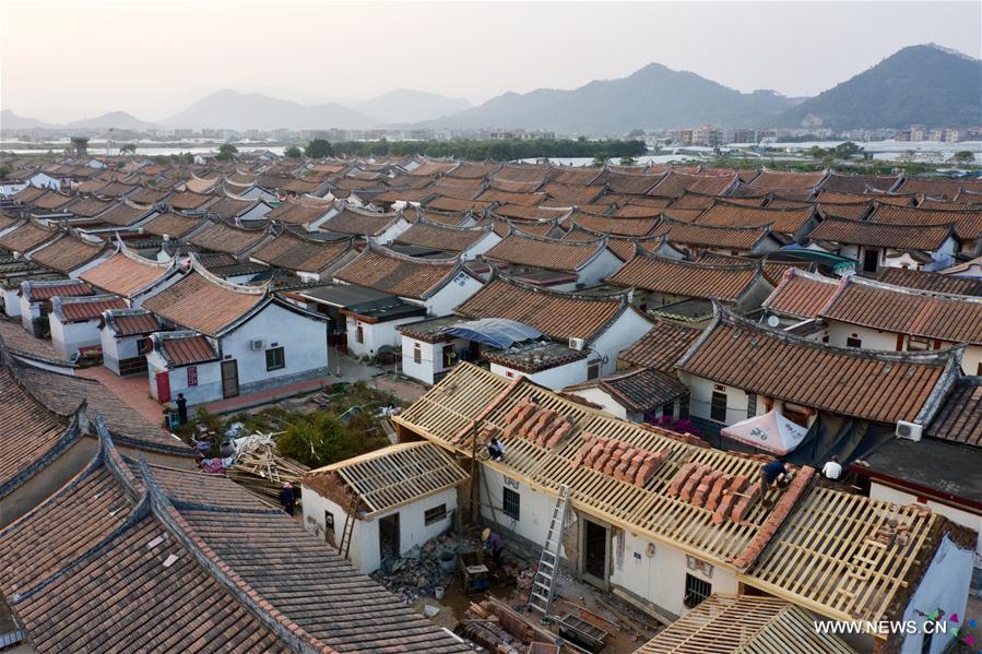 CHINA-FUJIAN-DAIMEI VILLAGE-AERIAL VIEW (CN)