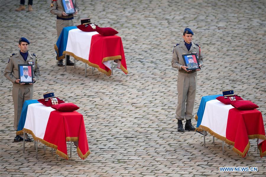 FRANCE-PARIS-13 FALLEN SERVICEMEN-TRIBUTE CEREMONY