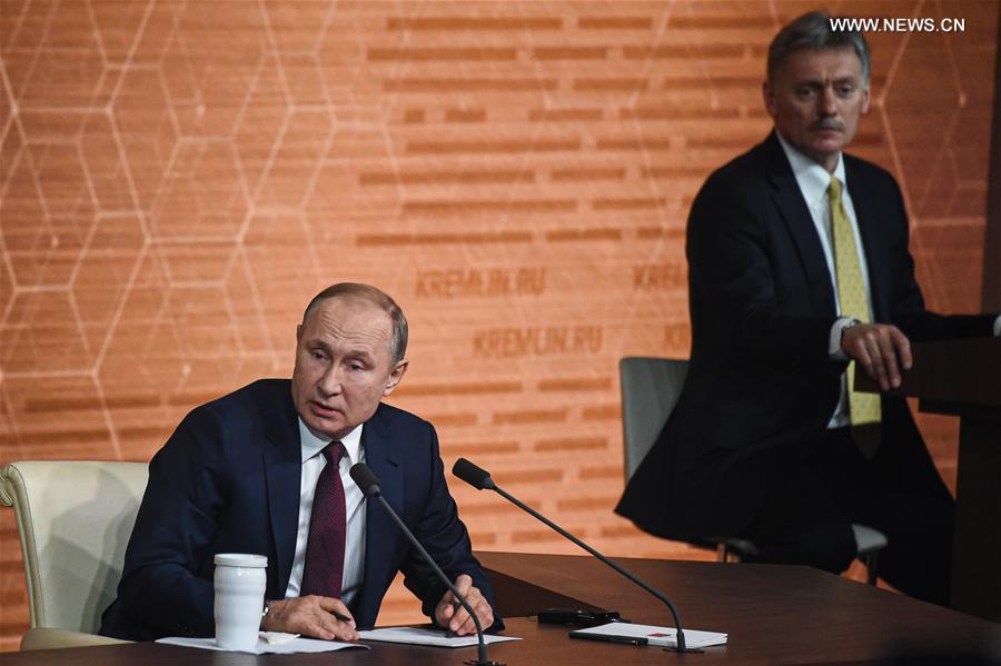 RUSSIA-MOSCOW-PUTIN-PRESS CONFERENCE