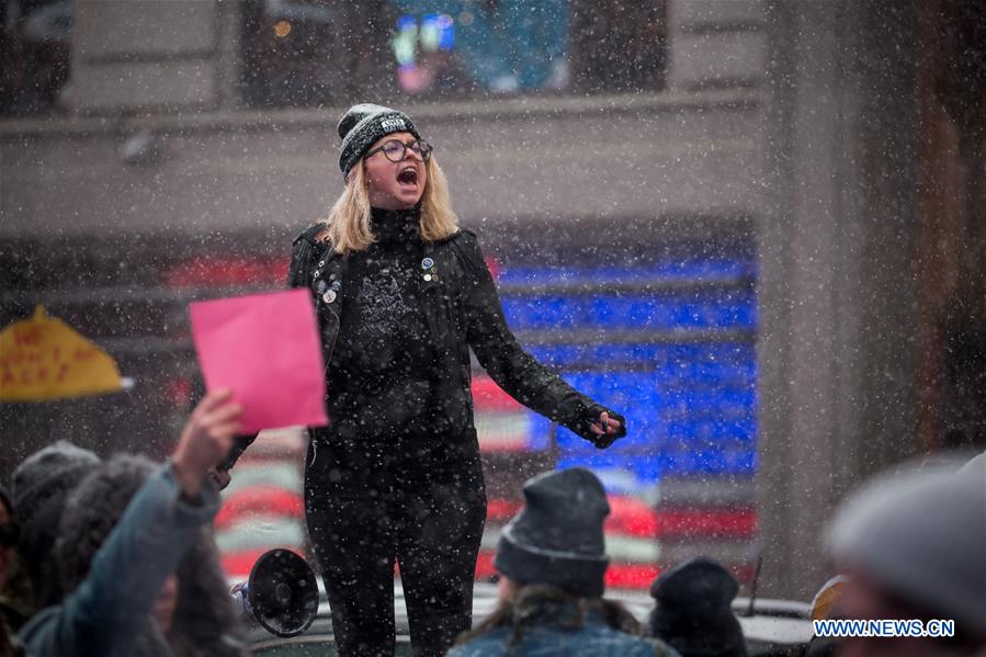 U.S.-NEW YORK-WOMEN'S MARCH