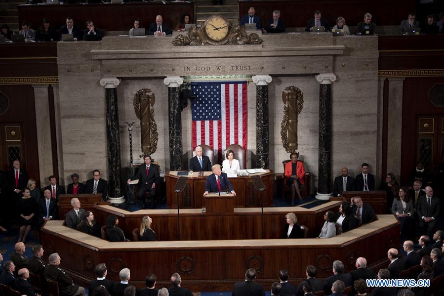 U.S.-WASHINGTON D.C.-TRUMP-STATE OF THE UNION-ADDRESS