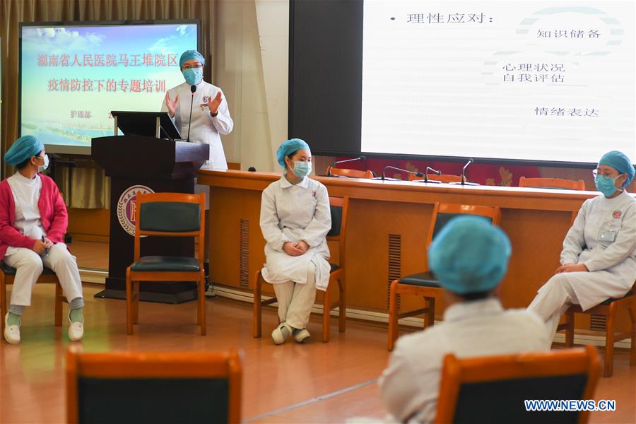 CHINA-HUNAN-CHANGSHA-NOVEL CORONAVIRUS-FIGHTING-TRAINING (CN)