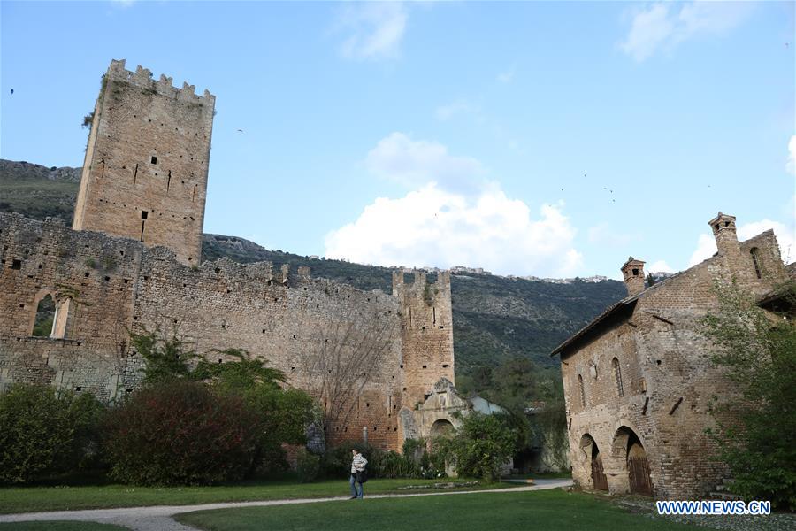 ITALY-CISTERNA-GARDEN OF NINFA