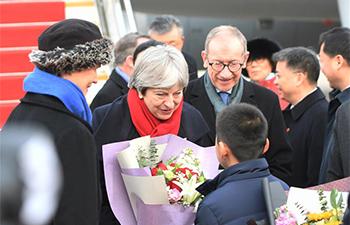 British PM Theresa May starts China tour