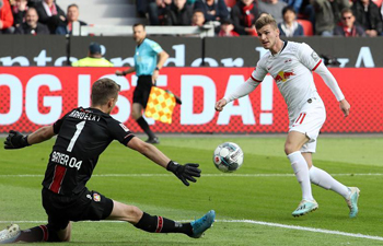 Bundesliga soccer match: Leverkusen vs. Leipzig