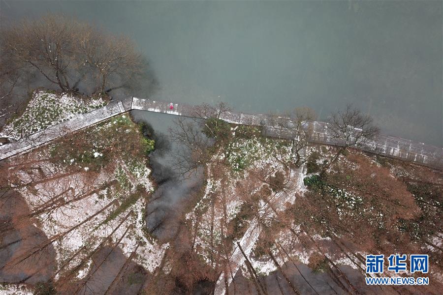 （环境）（1）航拍雪中西湖