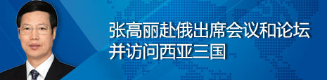 张高丽赴俄出席会议和论坛并访问西亚三国