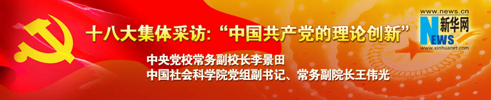 十八大集体采访：“中国共产党的理论创新”